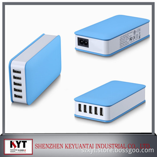 2016 lower cost 5 ports USB Chargers, Universal multi usb Chargers,Portable usb charger with ce fcc rohs msds certificates